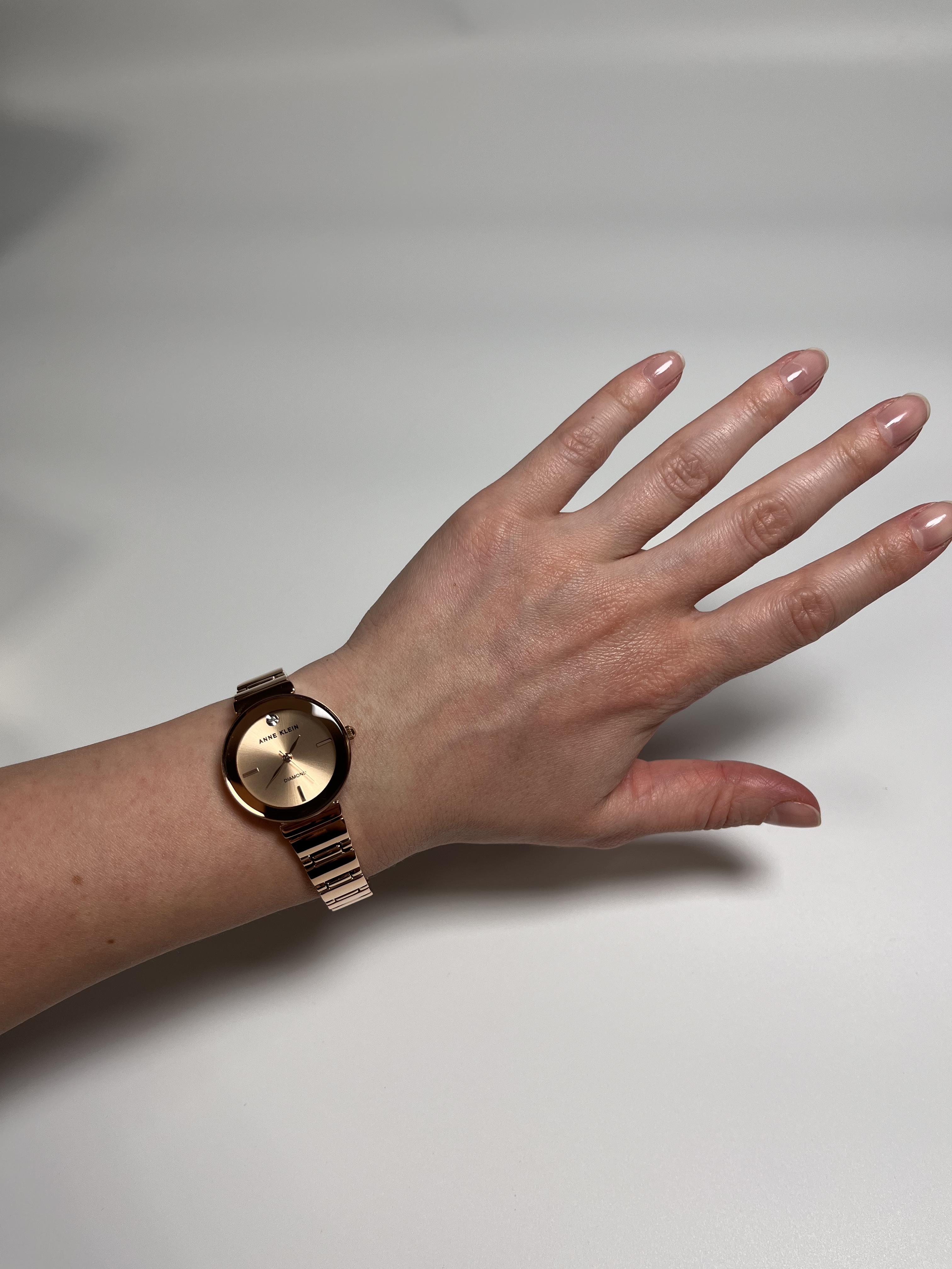Часы женские Anne Klein AK/2434RGRG Золотой (13941840) - фото 8 Часы женские Anne Klein AK/2434RGRG Золотой (13941840) - фото 8