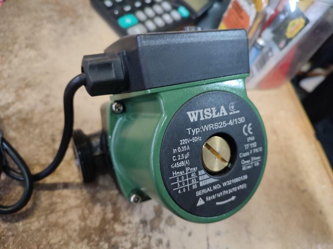 Циркуляционный отопительный насос Wisla WRS 25/4-130 - фото 4 Циркуляционный отопительный насос Wisla WRS 25/4-130 - фото 4