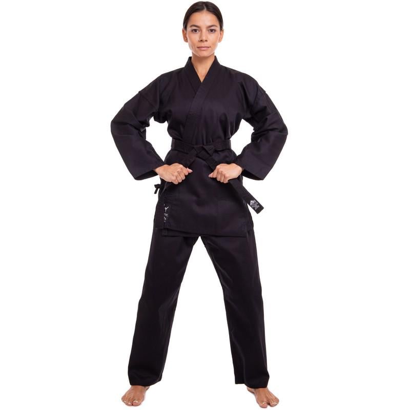 Кимоно каратэ Matsa MA-0017 140 см Черный (6936116105656)