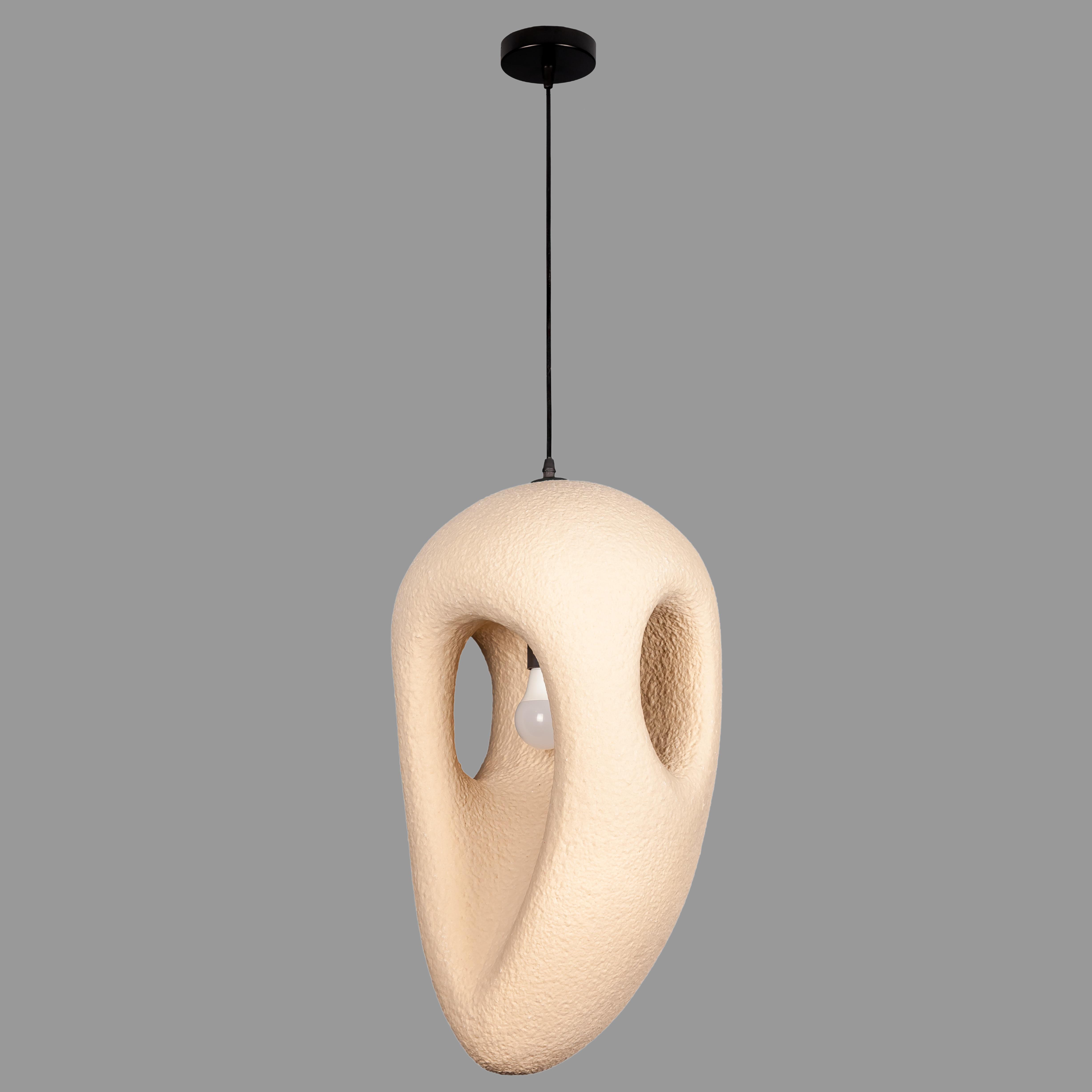 Люстра гипсовая 30х55 см Wabi-Sabi (909-XL3615 (420) BEIGE)