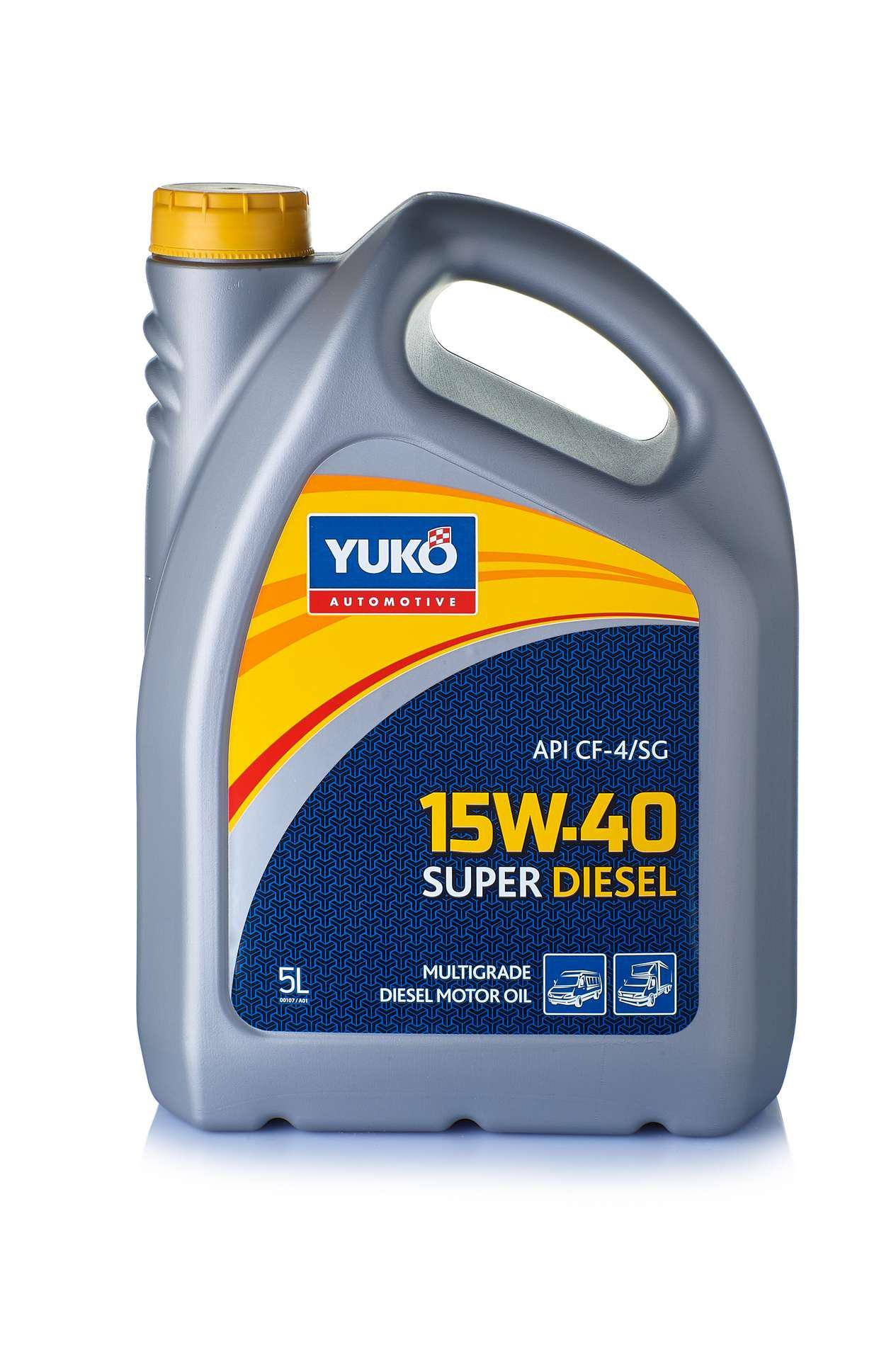 Моторне масло YUKO SUPER DIESEL 15W-40 5 л