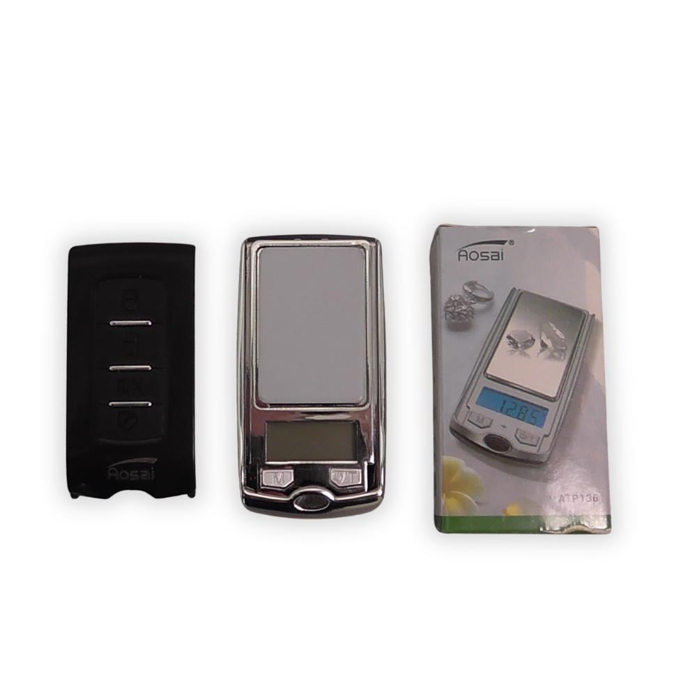 Ювелирные весы-брелок Aosai ATP-136 200 г/0,01 г (5901494904988) Ювелирные весы-брелок Aosai ATP-136 200 г/0,01 г (5901494904988)