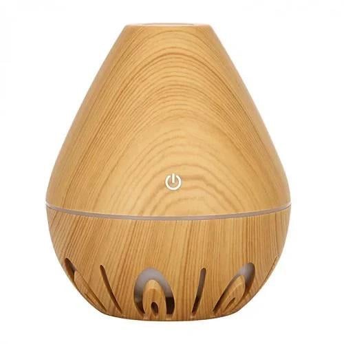 Зволожувач повітря Humidifier Ultrasonic Aroma LED 130 мл MA2304-49 Світле дерево