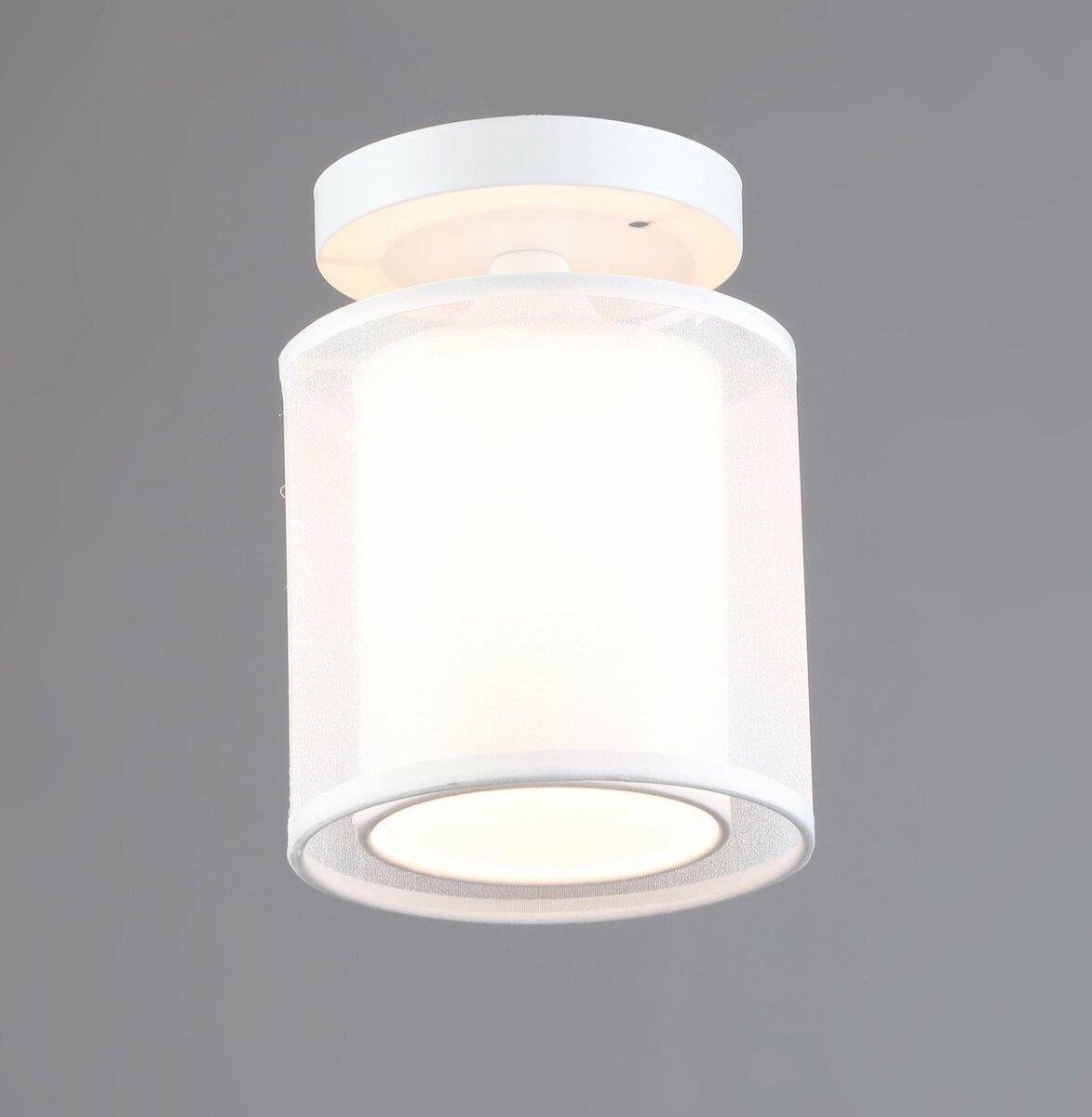 Потолочный светильник Sirius с двойным плафоном под лампу Е27 Белый (B N6471/1H WT)