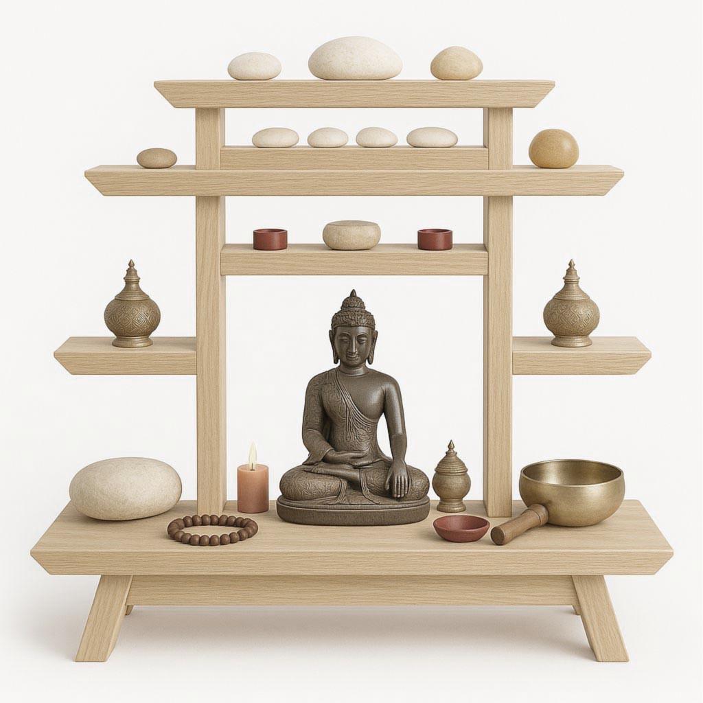Алтарь для медитации из дерева Армитава Бланже (ЛАТ-013901)