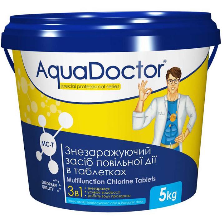 Хлор для басейну AquaDoctor MC-T 3в1 5 кг у таблетках (8984876)