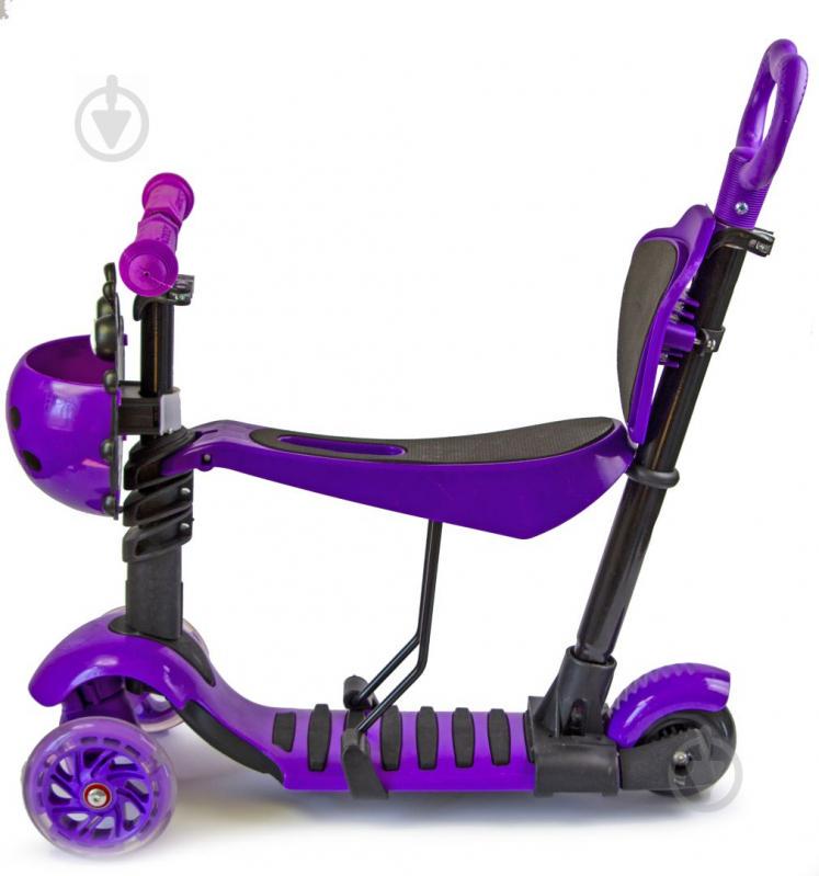 Самокат багатофункціональний Scooter Сонечко 5in1 Violet (1350702347) - фото 2