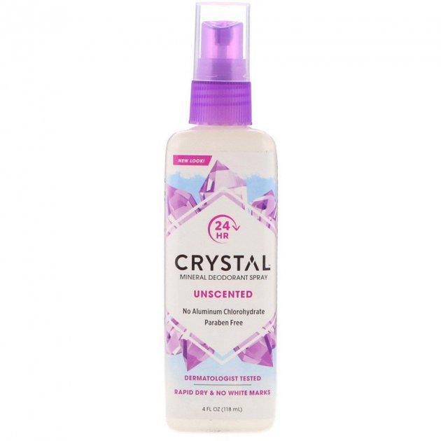 Мінеральний спрей-дезодорант Crystal Body Deodorant без запаху 118 мл (CBD-30009) - фото 1