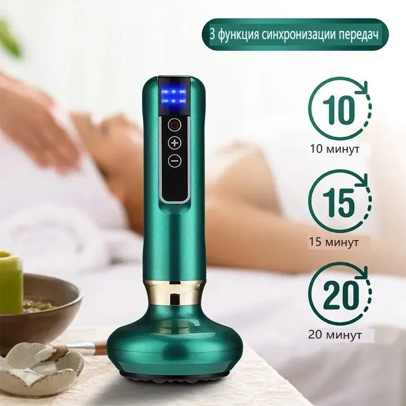 Масажер для тіла Cupping Massager III вакуумний Зелений - фото 2