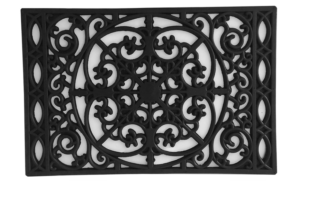 Коврик на порог Монако резиновый ажурный 460х600 мм