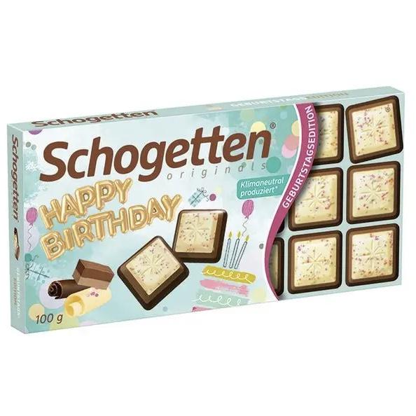 Шоколад Молочний Schogetten Happy Birthday 100 г