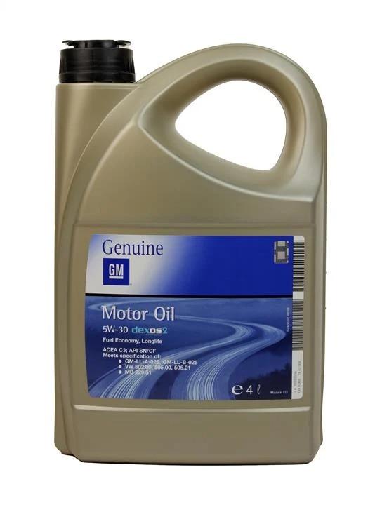 Моторне масло GM Motor Oil Dexos2 5W-30 4 л (93165556) - фото 1