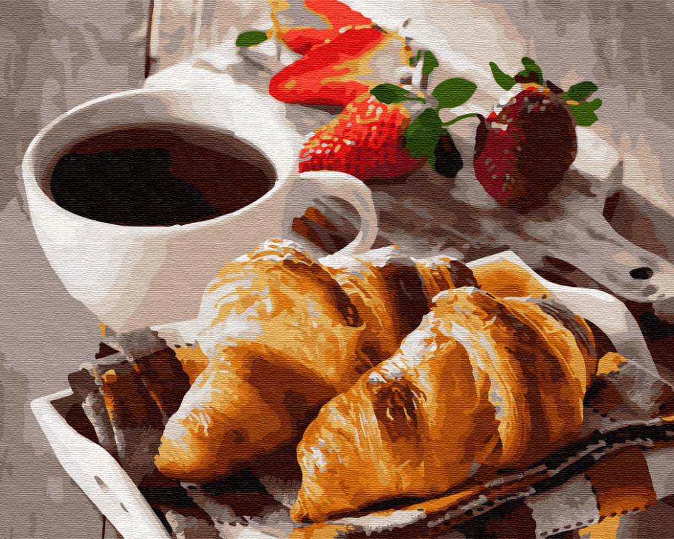 Картина по номерам Brushme Шоколадный круассан (GX27393) Картина по номерам Brushme Шоколадный круассан (GX27393)