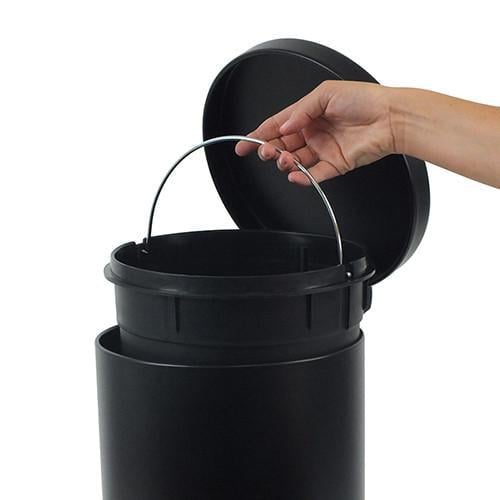 Ведро с педалью Kela Kilian металлическое 12 л Черный (10931) - фото 3 Ведро с педалью Kela Kilian металлическое 12 л Черный (10931) - фото 3