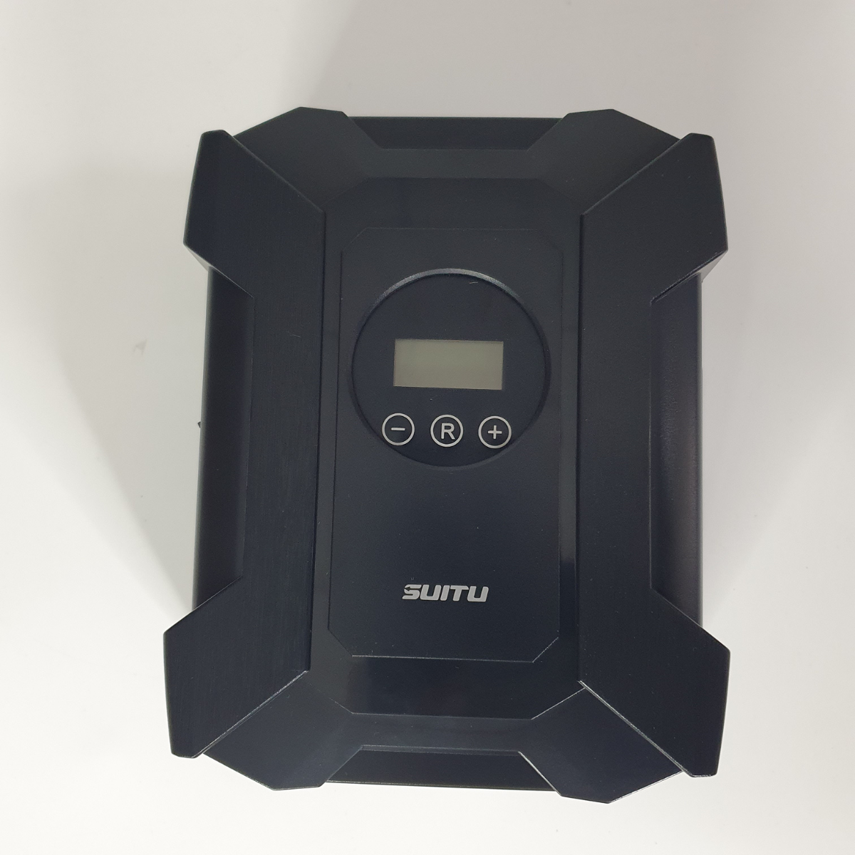 Компрессор портативный автомобильный воздушный с дисплеем и питанием от прикуривателя 12 В Черный (XL-1024)