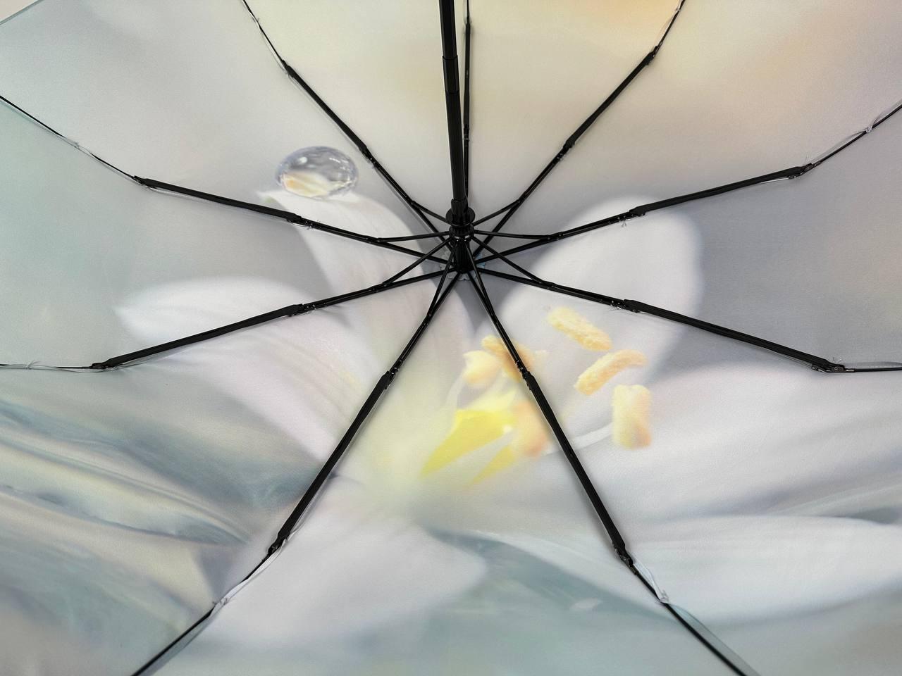 Зонт женский автомат Rain Flower цветочный принт в подарочной упаковке с платком (01030-2) - фото 8 Зонт женский автомат Rain Flower цветочный принт в подарочной упаковке с платком (01030-2) - фото 8