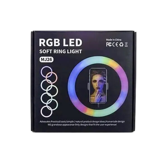 Лампа кільцева та штатив RGB (MJ26T) - фото 7