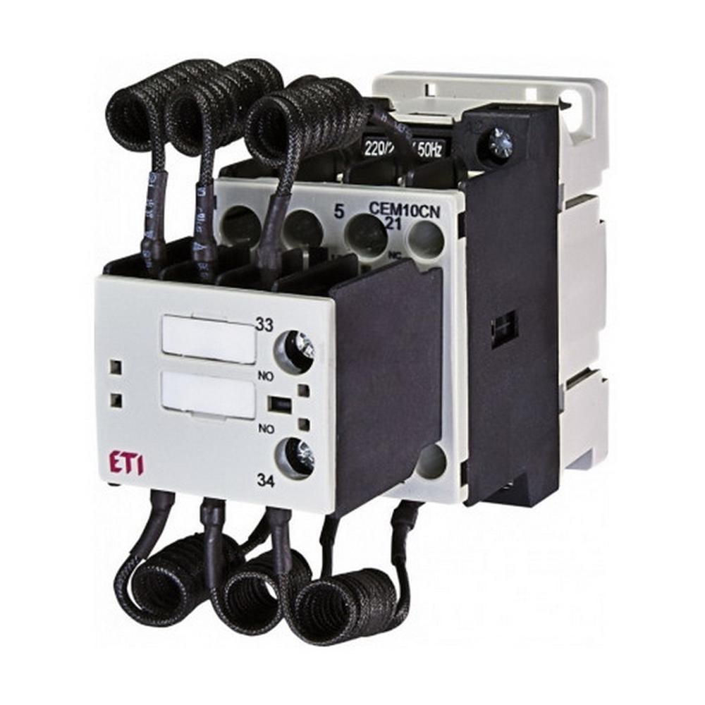 Контактор для конденсаторов ETI CEM 9CN.10 12 кВАр 440 В 1NO (4642130)