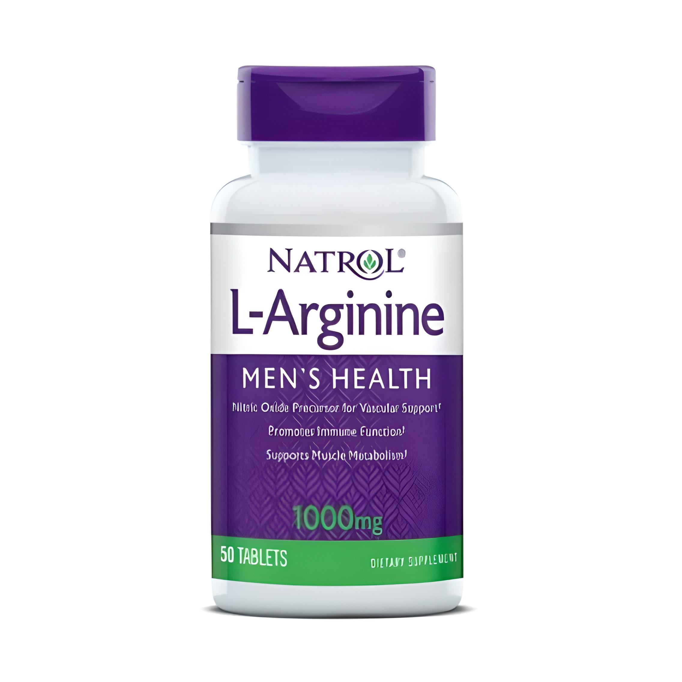 Аргинин Natrol Arginine Mens Health 1000 мг 50 Tabs