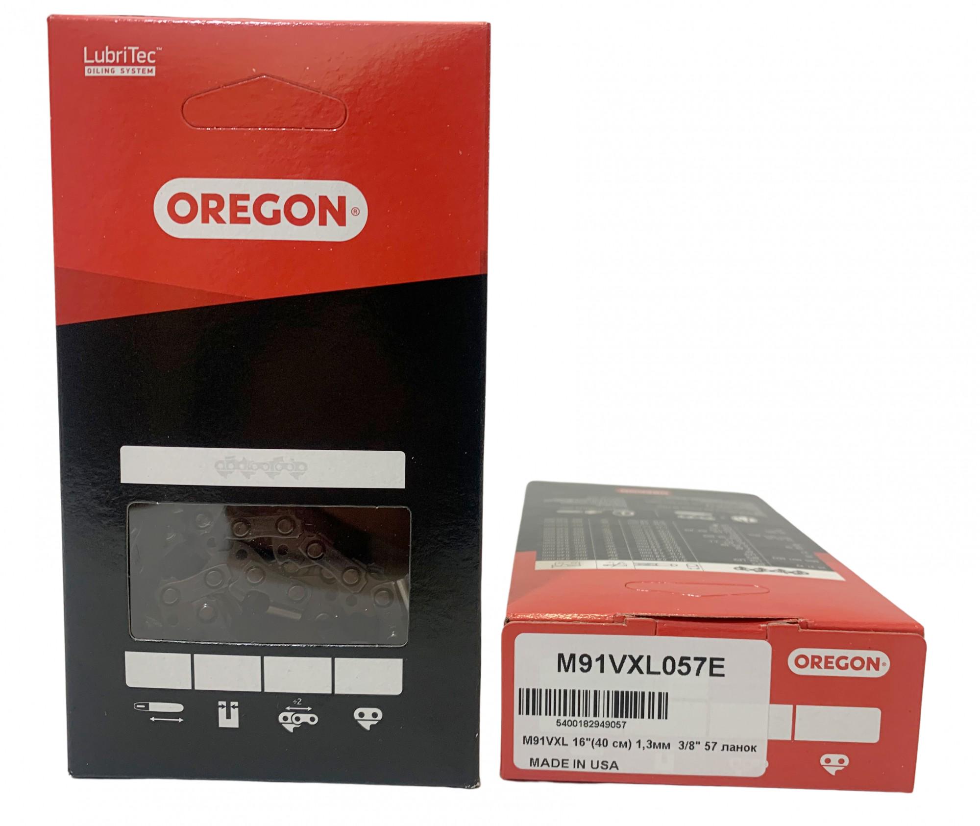 Цепь Oregon M91VXL057E 3/8" 1,3 мм 57 звеньев 40 см (21265721) - фото 3