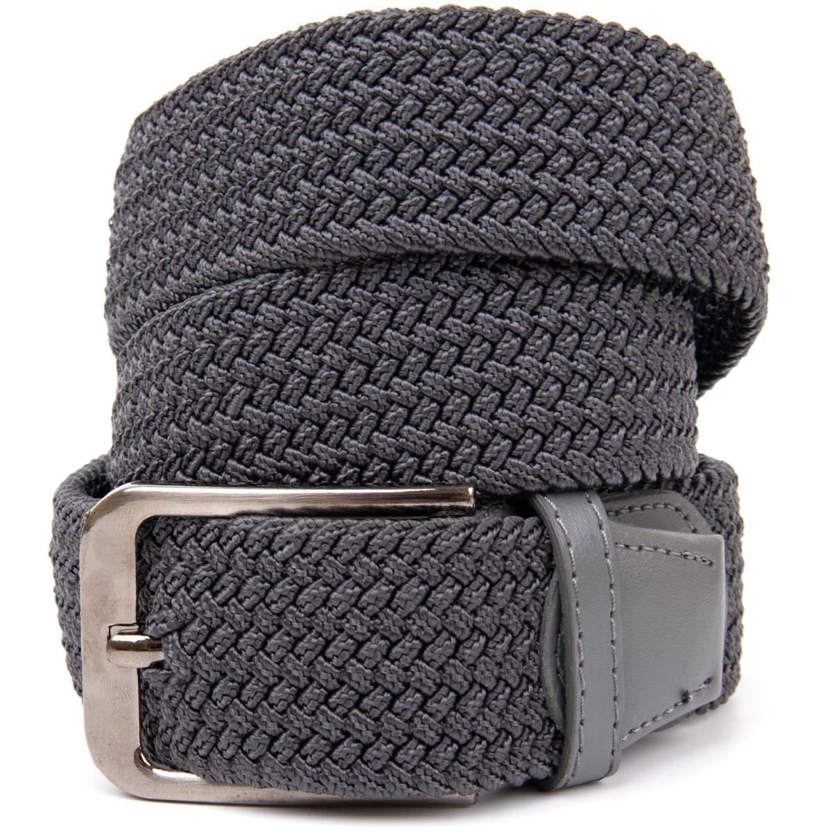 Текстильний ремінь Vintage Belt 20518 чоловічий класичний Сірий - фото 1