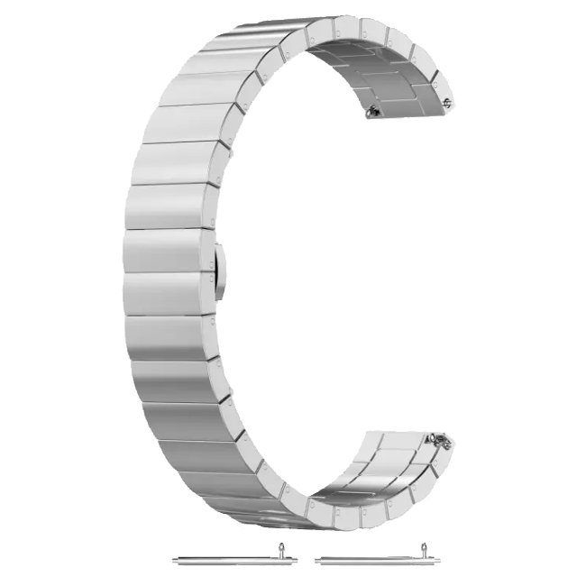 Ремешок CDK Metal Link Bracelet для Huawei Band 7 Silver (015662)