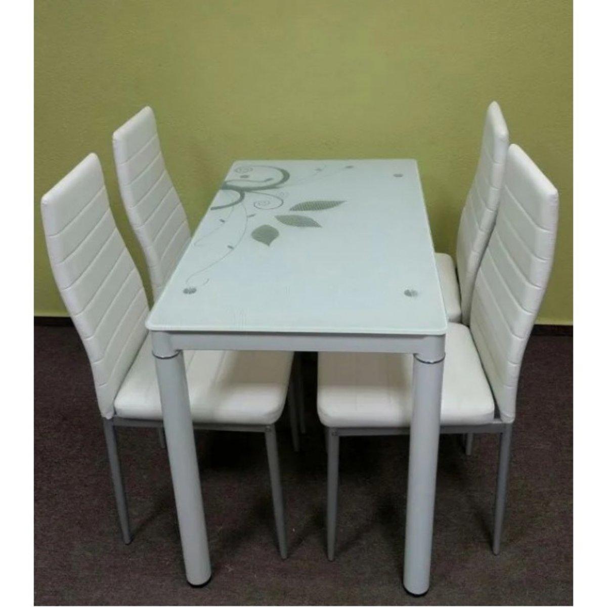 Стіл обідній прямокутний Signal Meble DAMAR 100X60 см Білий (DAMARB) - фото 4