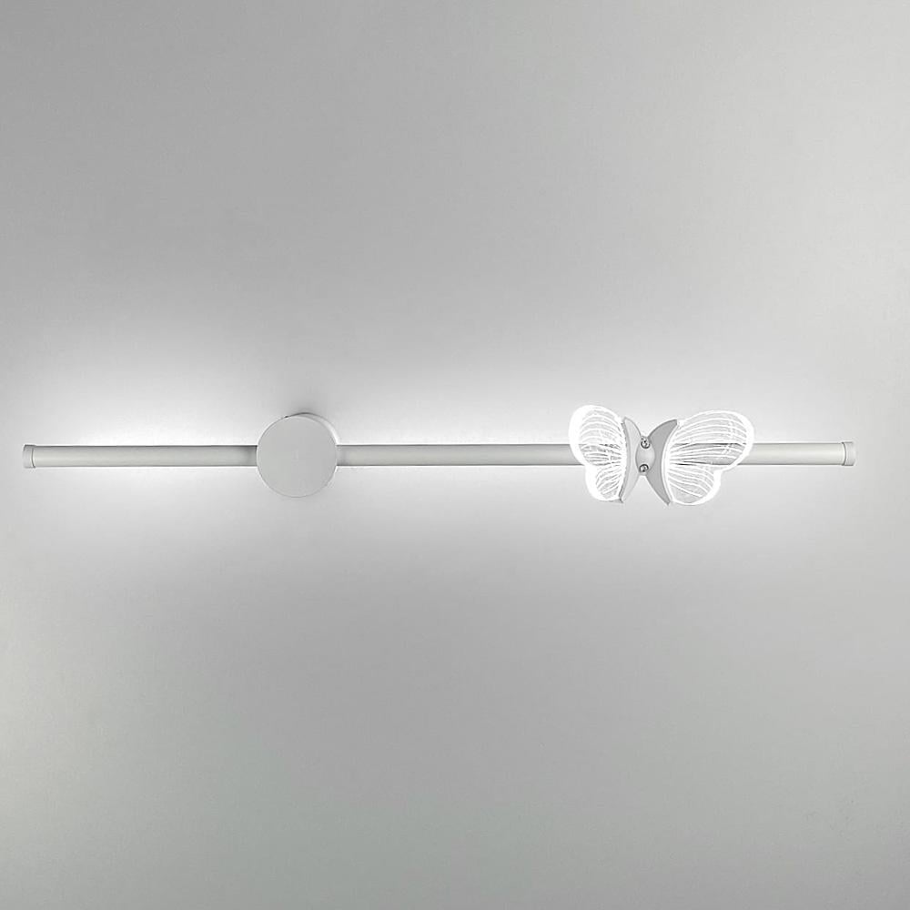 Бра Line.F WC 18 WT R с метеликом справа Белый (77_96)