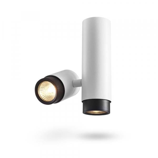 Светильник накладной Videx под лампу GU10 SPF07 поворотный Белый/Черный (29013361)