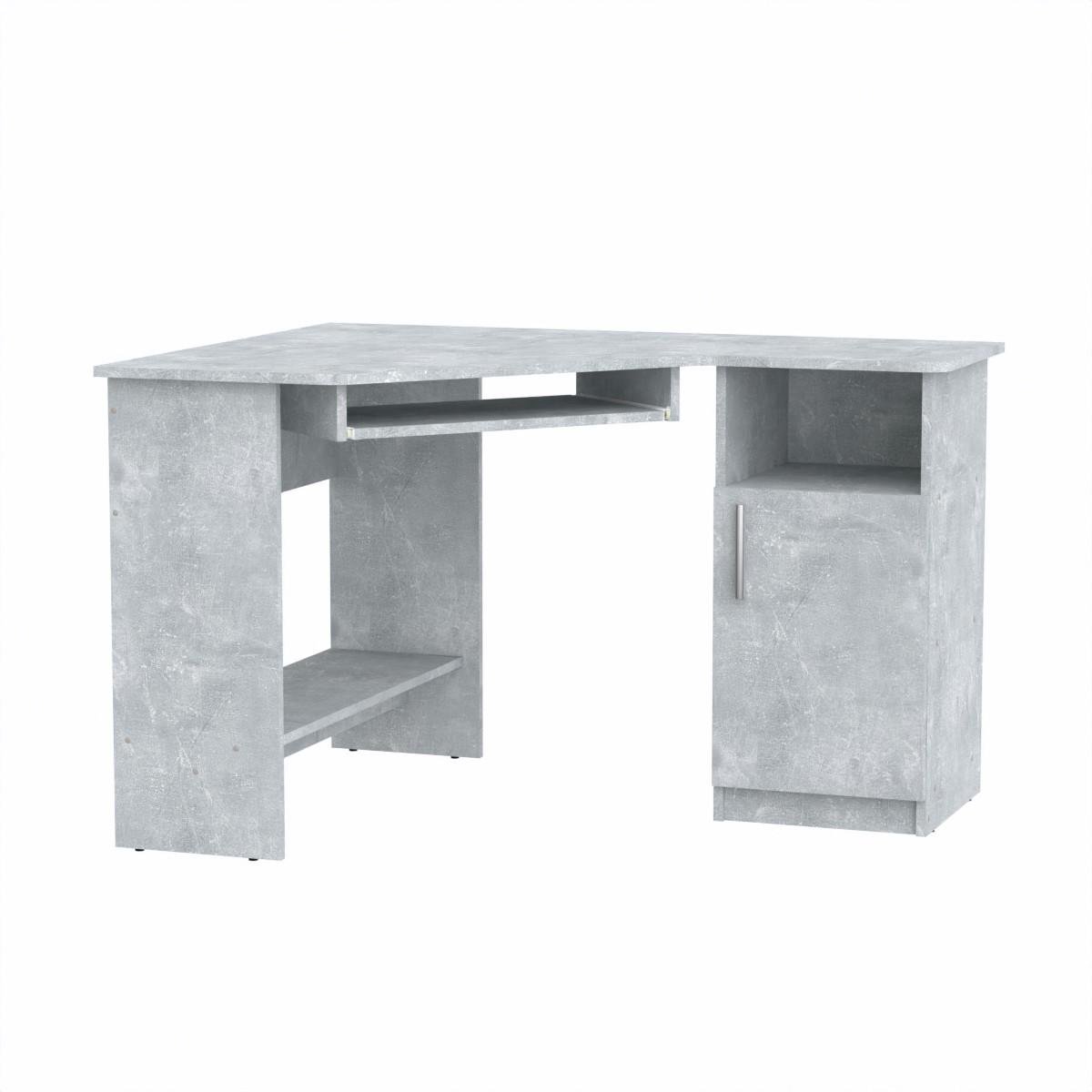 Стіл комп'ютерний Компаніт СУ 13 120х90х74,9 см Бетон (66f00be2e46f9163b5262a37)
