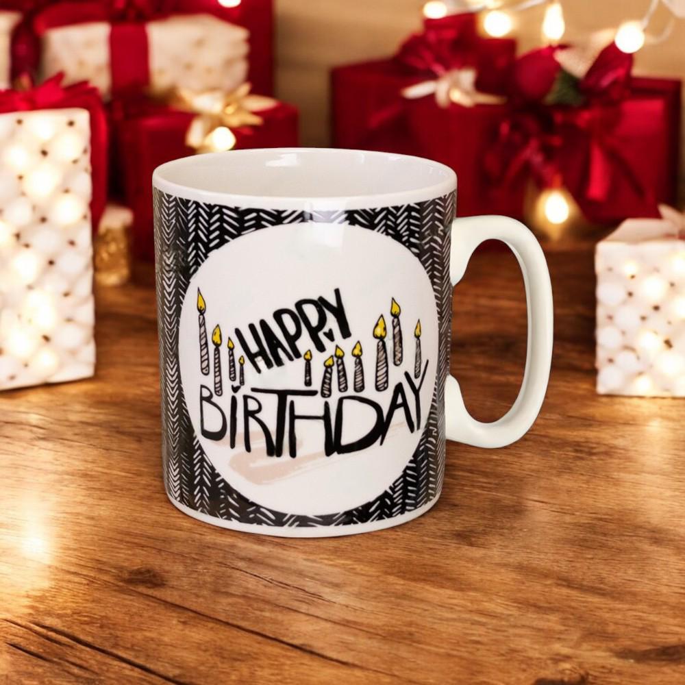 Большая керамическая кружка "Happy Birthday" 1 л - фото 5