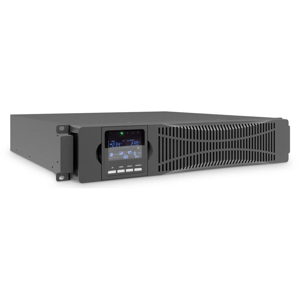 Джерело безперебійного живлення Digitus OnLine 1000VA/1000W LCD 8xC13 RJ45 RS232 USB Rack/Tower (DN-170093) - фото 3