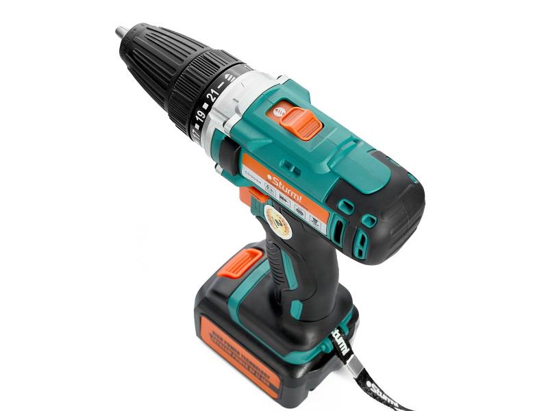 Дрель-шуруповерт аккумуляторная Sturm CD3224LB - фото 3