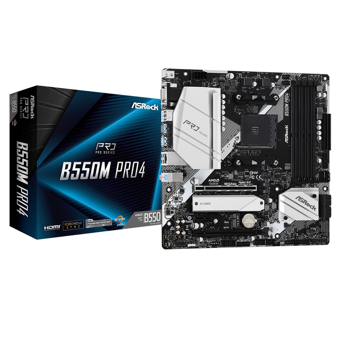 Материнская плата ASRock B550M PRO4 - фото 4