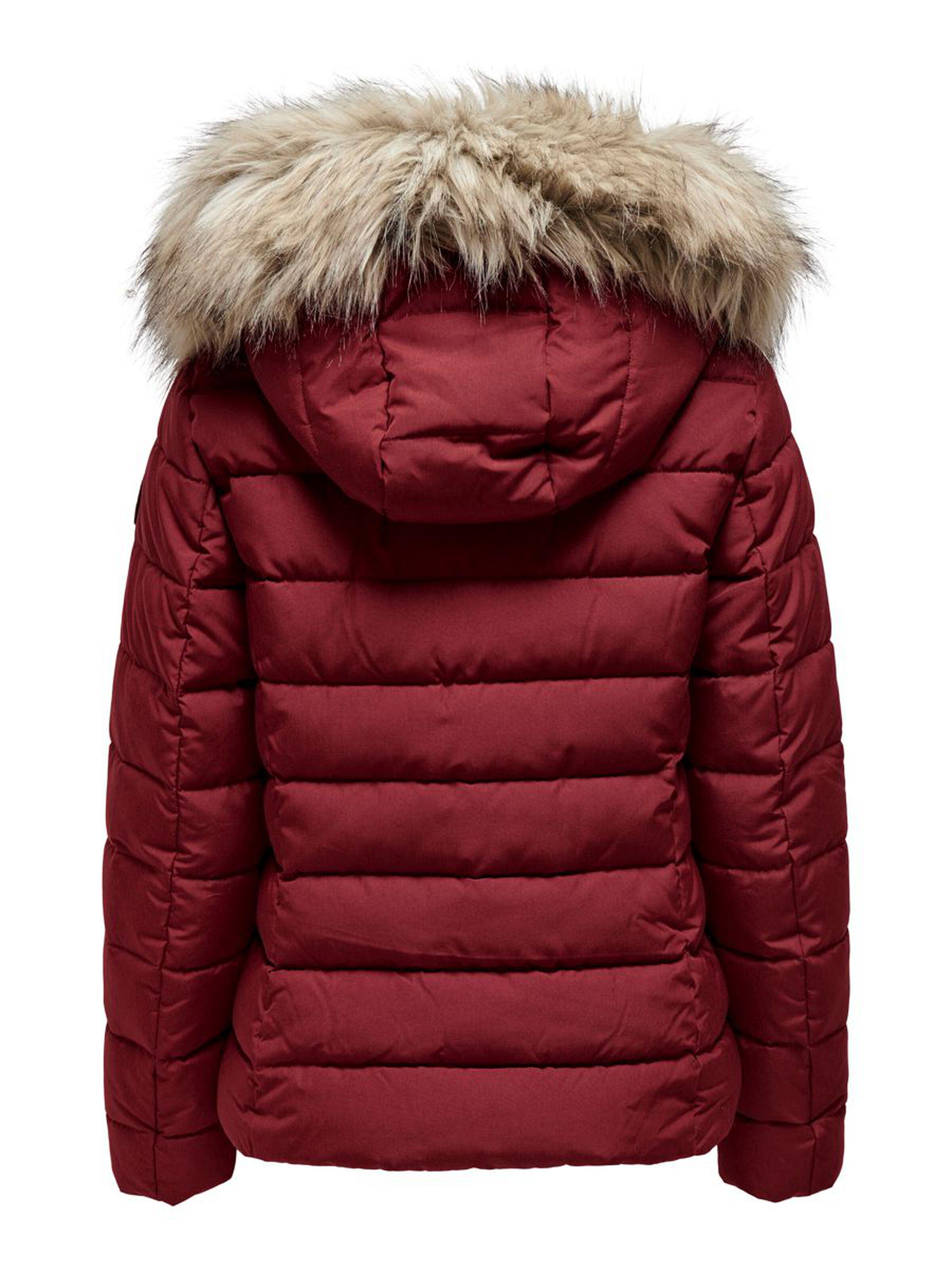 Куртка женская Only 15205635 M Бордовый - фото 7