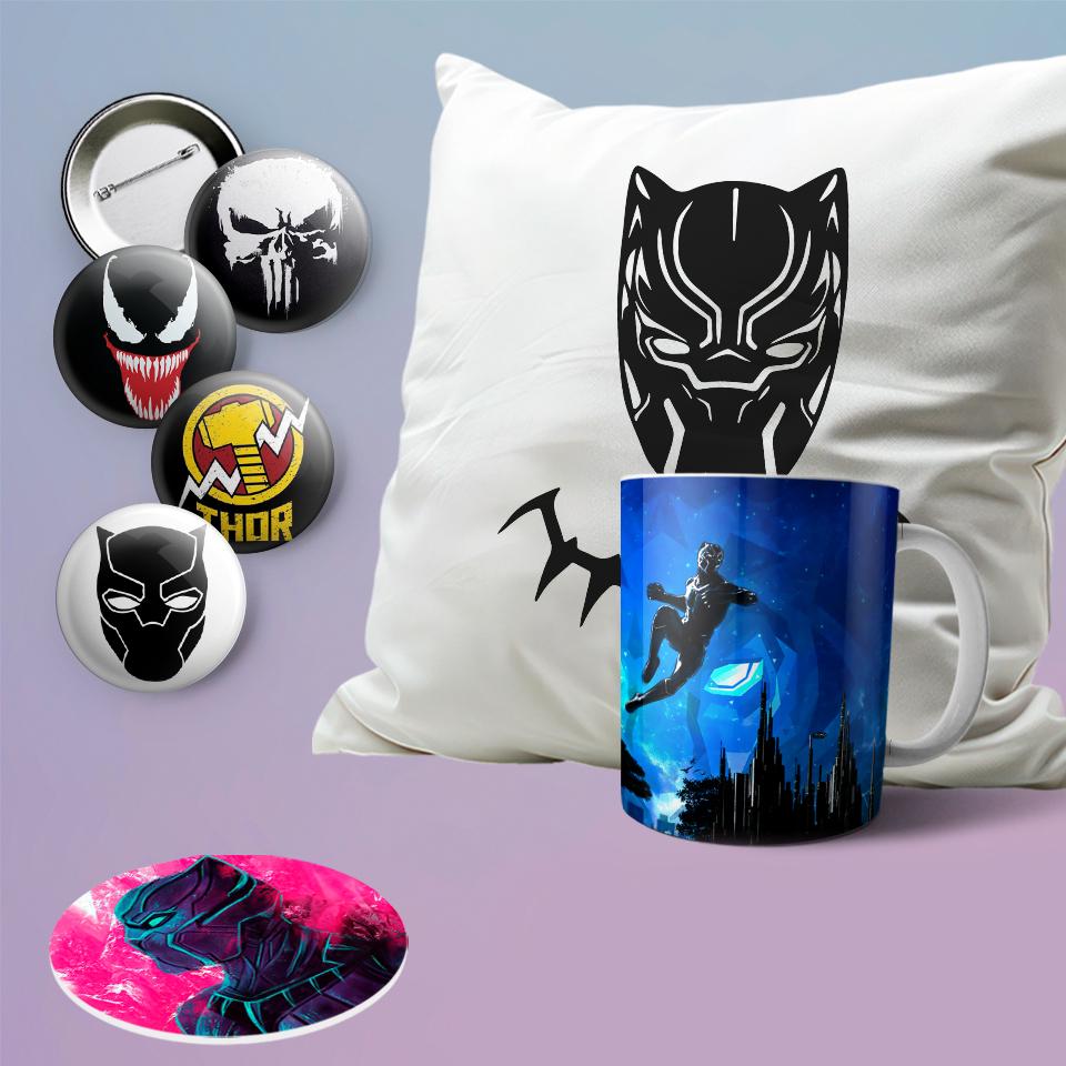 Подарунковий набір бокс Black Panther (332) Подарунковий набір бокс Black Panther (332)