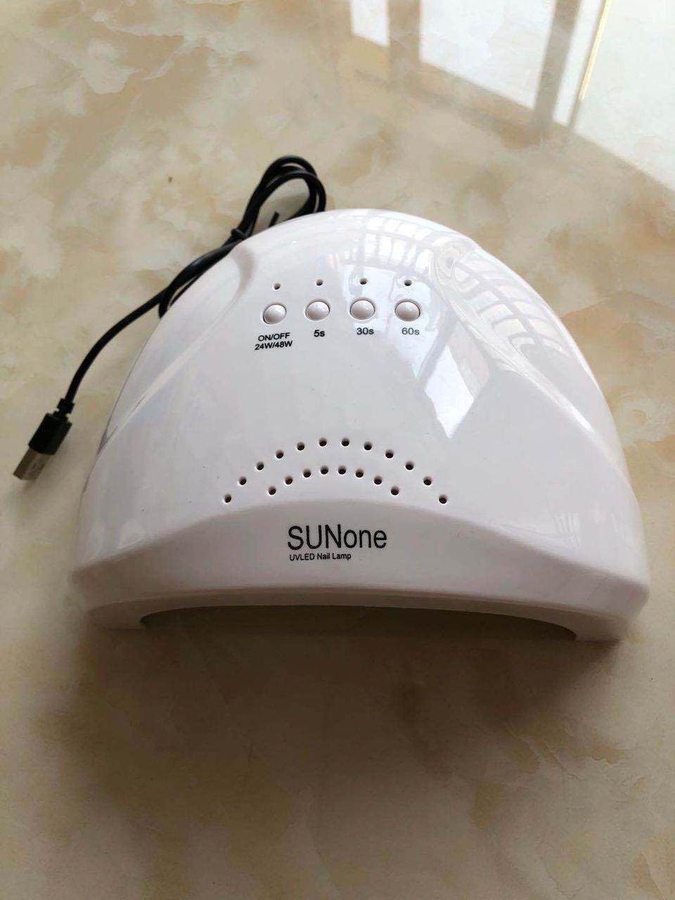 Лампа для гель лака SUNone из USB LED/UV Nail Lamp 48 W Белый (LEDUV365) - фото 6