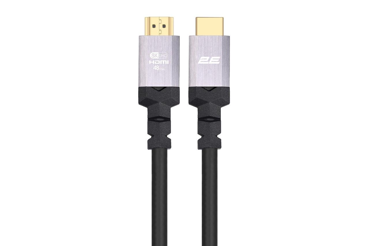 Кабель 2E HDMI на HDMI 2.1 4K/120Hz 8K/60Hz 48Gbps Ultra High Speed 1,8 м Черный (iz15906)