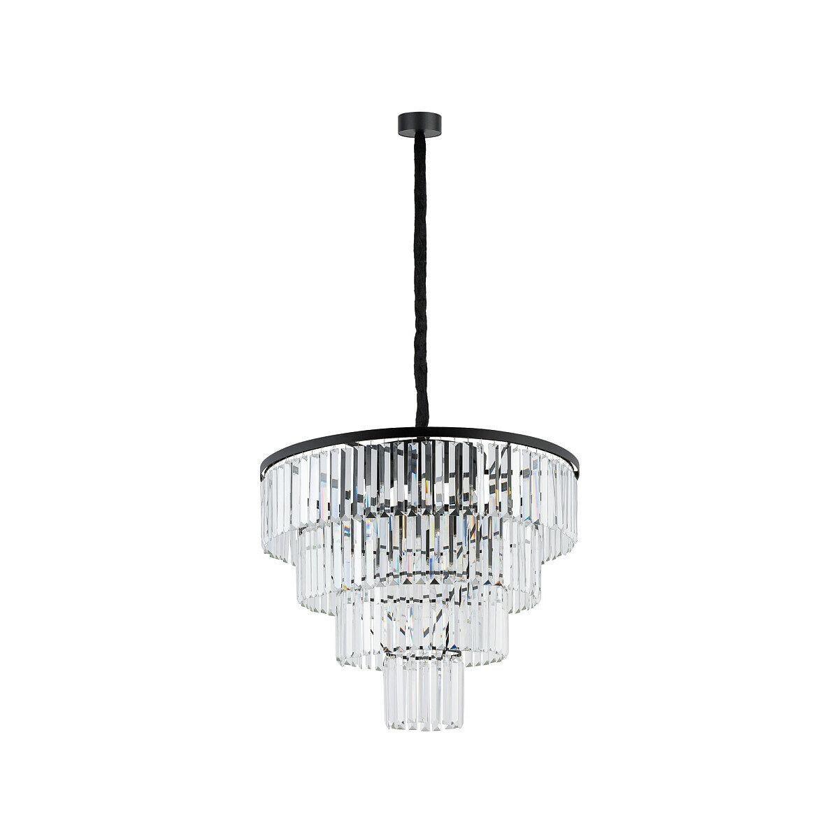 Люстра Nowodvorski 7614 Cristal L Zwis PL Black