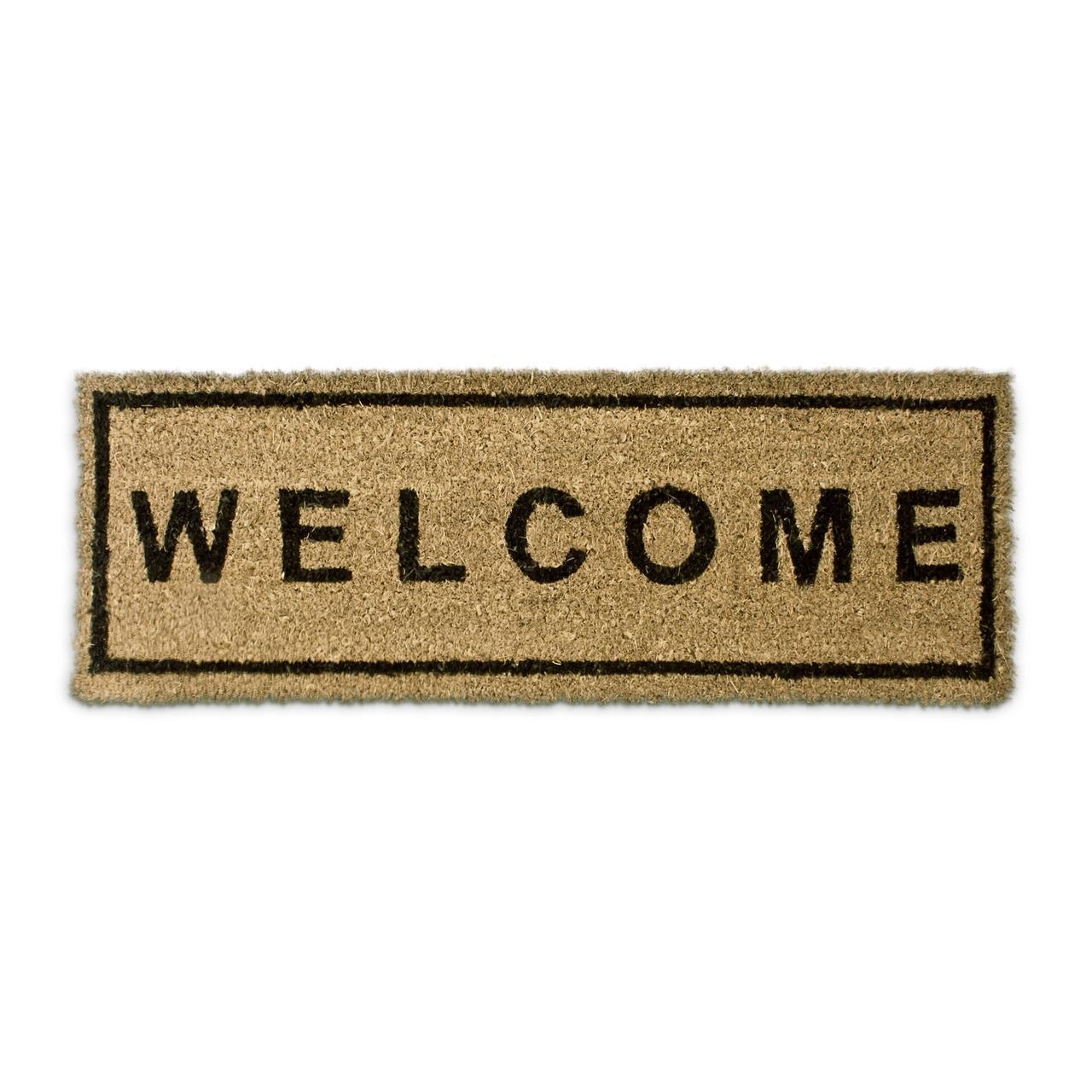 коврик под дверь Welcome из кокосового волокна 25x75 см (19744469) коврик под дверь Welcome из кокосового волокна 25x75 см (19744469)
