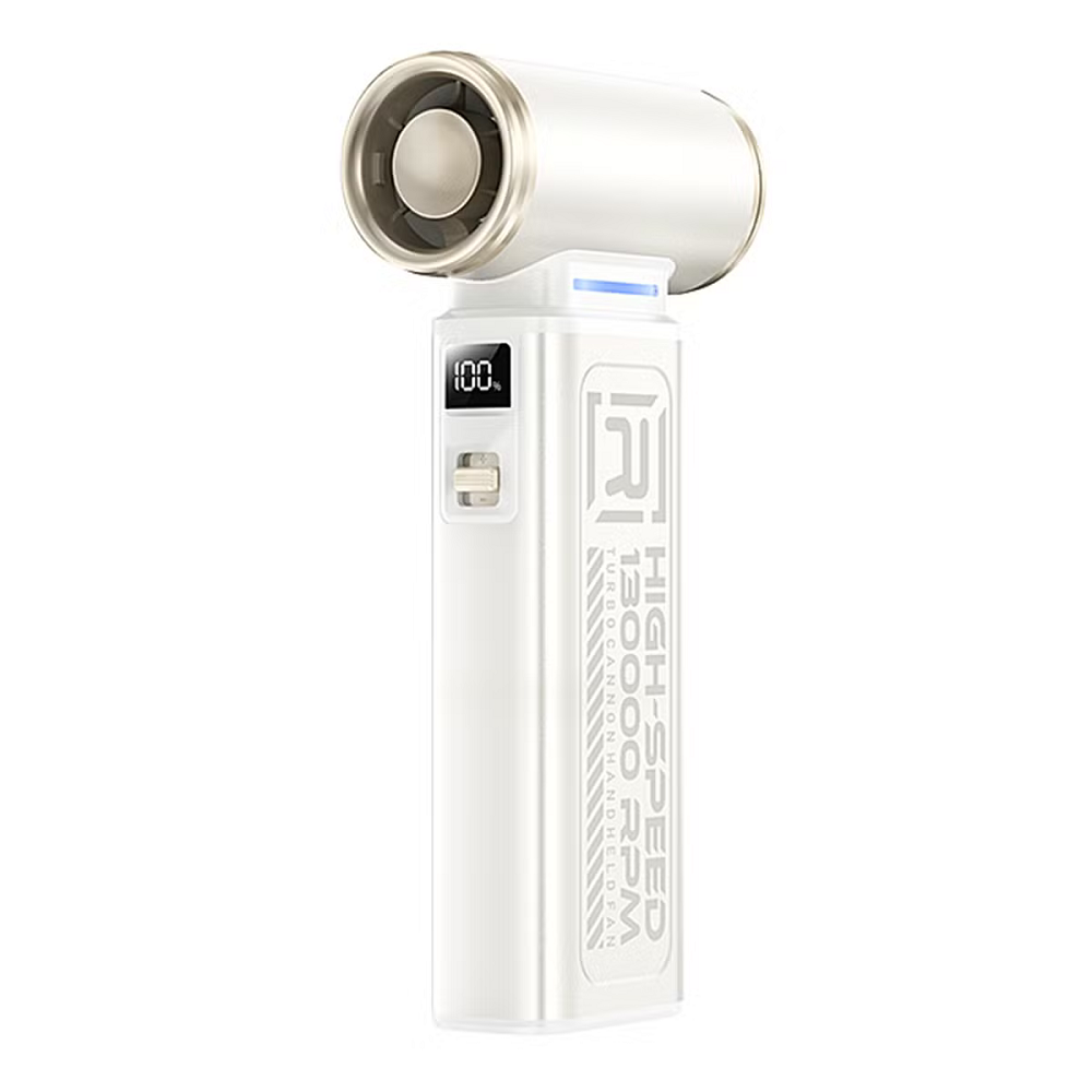 Турбовентилятор REMAX High-Speed 130000 RPM Turbo Cannon Handheld Fan RS-SF19 White (6954851255550)