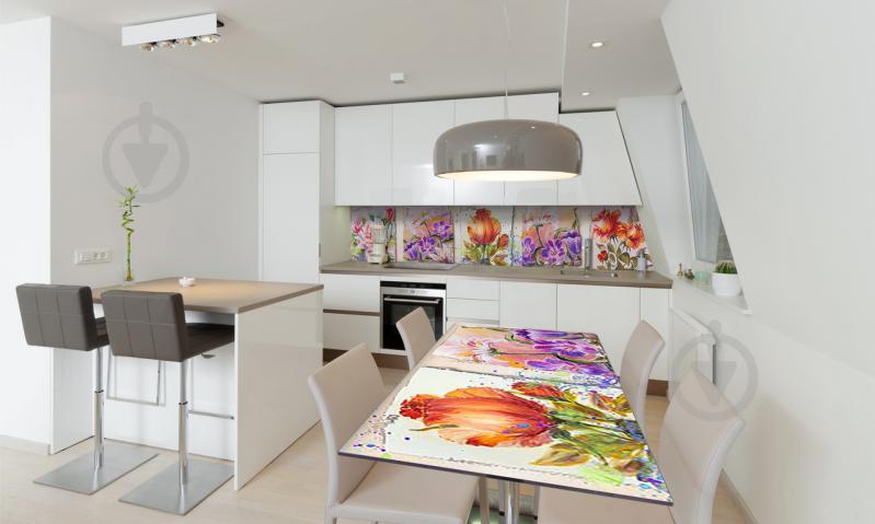 Наклейка виниловая на стол Zatarga «Акварельный Картины» 650х1200 мм Z180503/1st