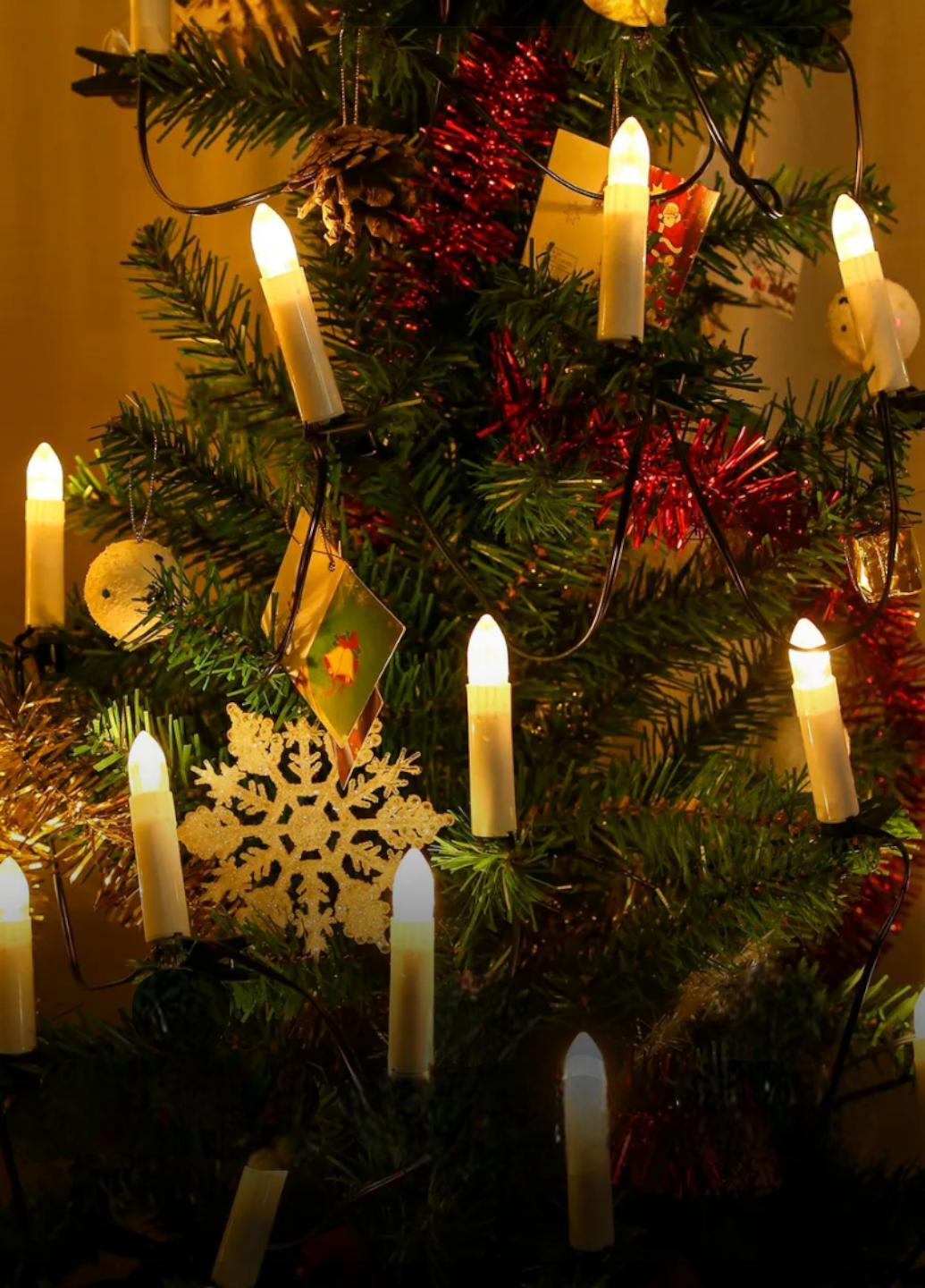 Гирлянда новогодняя Livarno Свечи на елку 20 LED на прищепках IP44 Белый (7895) - фото 4 Гирлянда новогодняя Livarno Свечи на елку 20 LED на прищепках IP44 Белый (7895) - фото 4