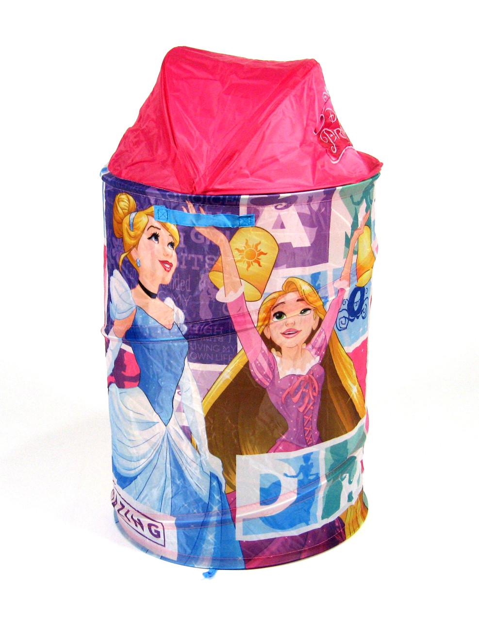 Корзина для игрушек 3518 Принцессы Диснея в сумке с застежкой - фото 2 Корзина для игрушек 3518 Принцессы Диснея в сумке с застежкой - фото 2