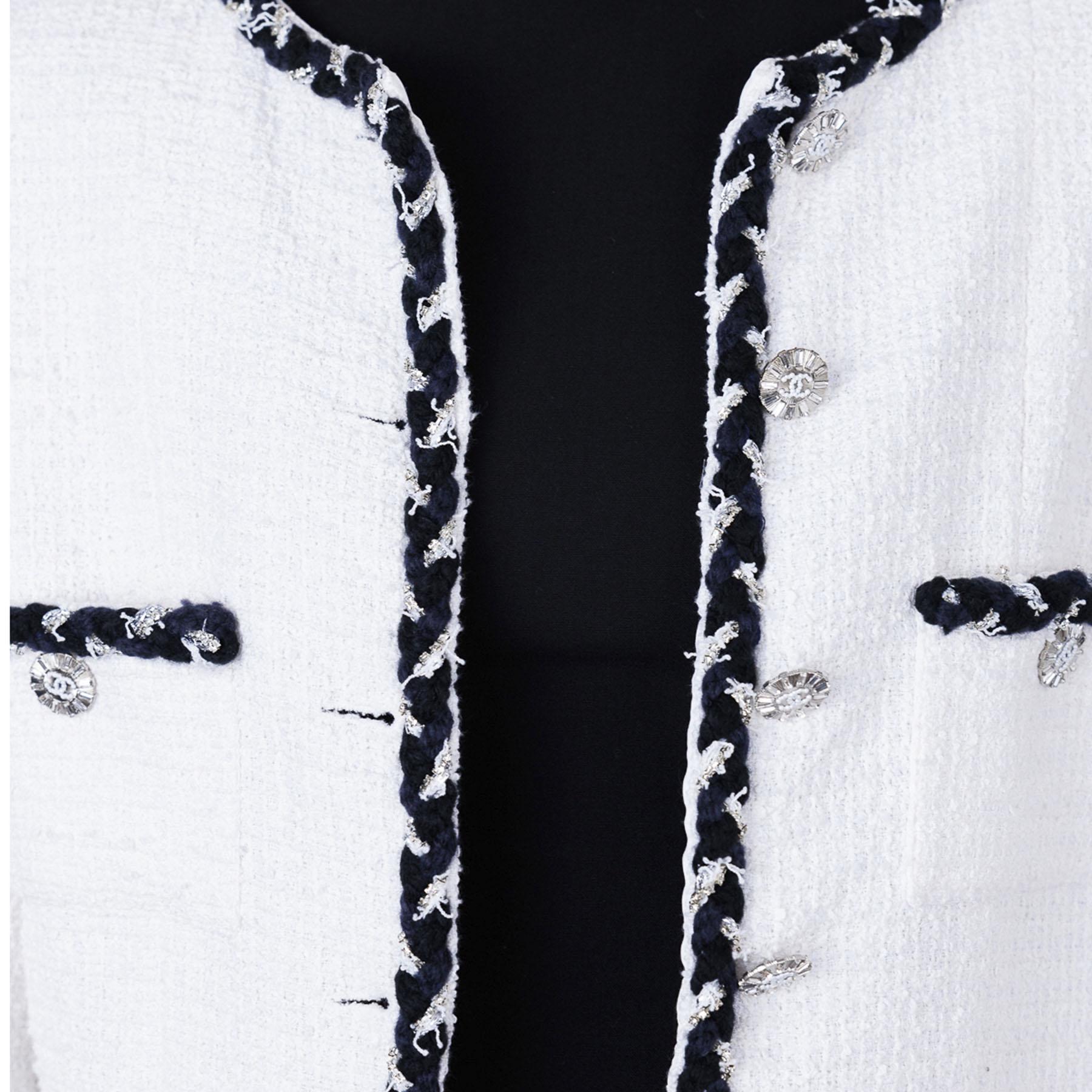 Жакет жіночий повсякденний Chanel M Білий (2797308119) - фото 3