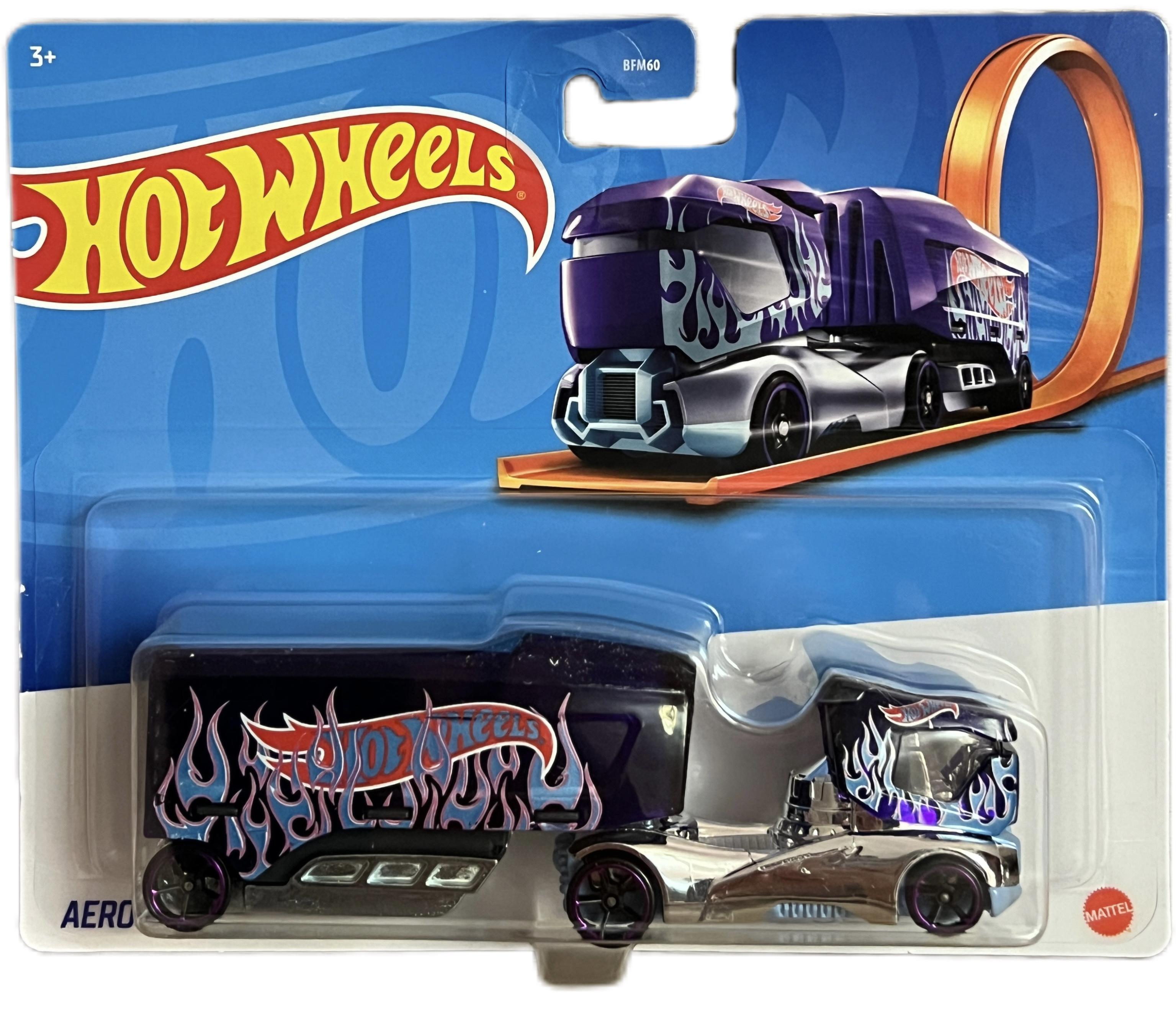 Игрушечный грузовик-трейлер Hot Wheels AERO BLAST 1:64 (13944055)