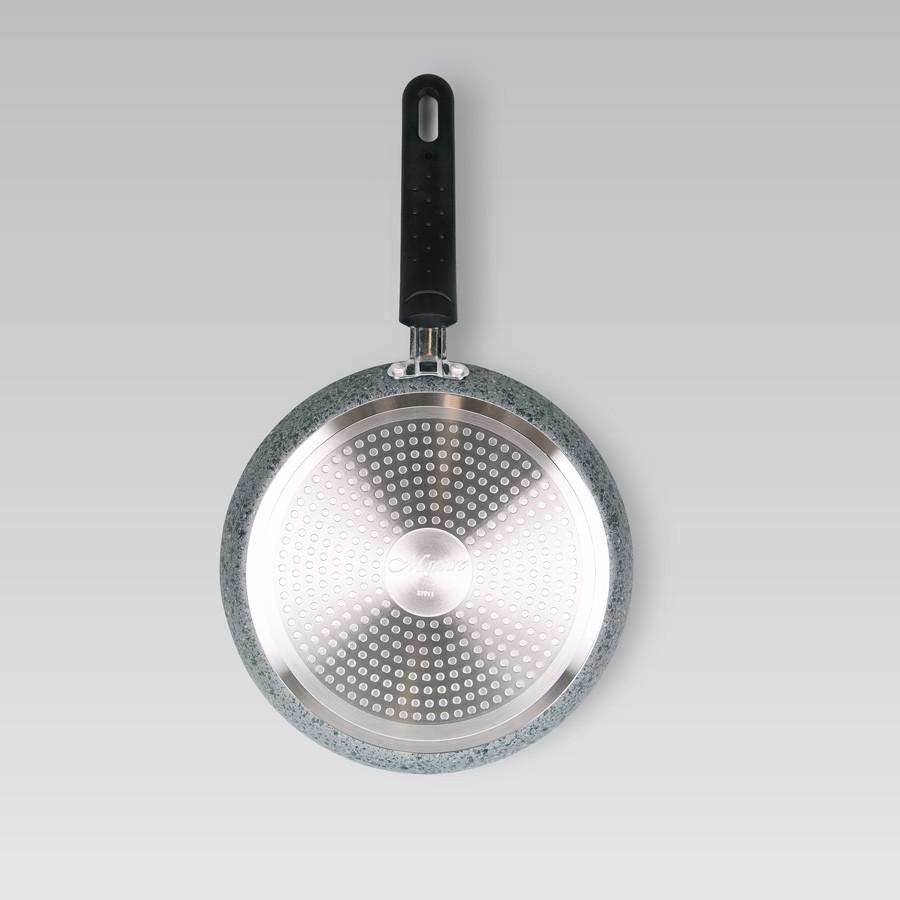 Пательня млинцева антипригарна з бакелітовою ручкою 22 см (MR-1221-22) - фото 3 Пательня млинцева антипригарна з бакелітовою ручкою 22 см (MR-1221-22) - фото 3