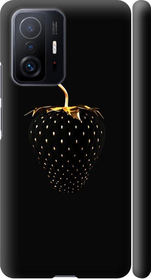Чехол на Xiaomi 11T Pro Черная клубника (3585m-2552-42517)