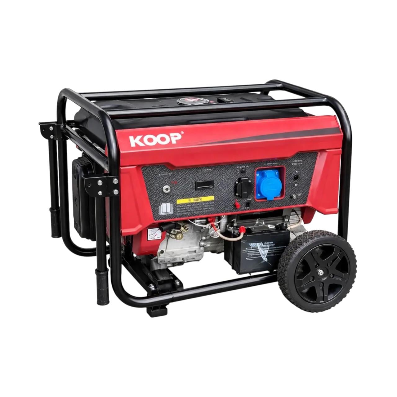 Бензиновый генератор KOOP KGF-7500XE 6.5 кВт с электростартером (38135740)