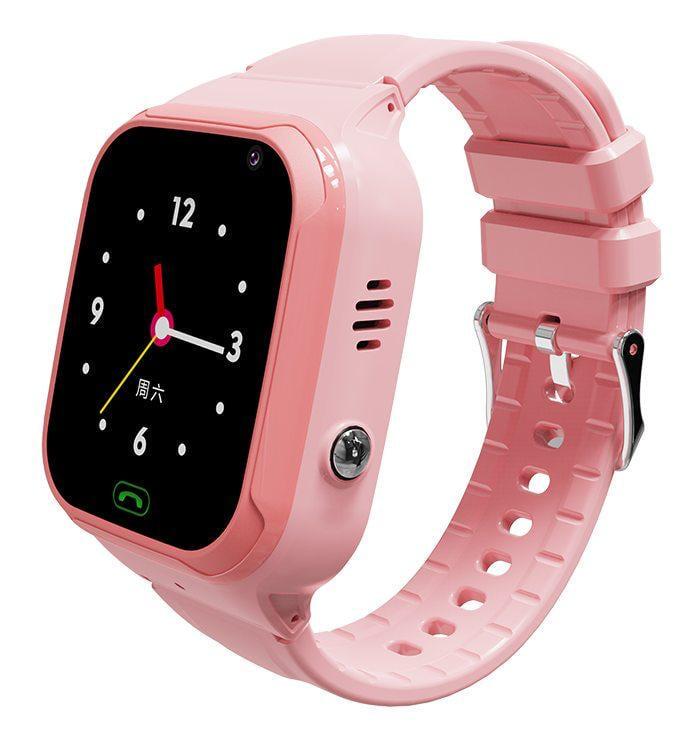Смарт-часы детские Lemfo LT23 с GPS/4G LTE/прослушкой/видежей Розовый (36244268)